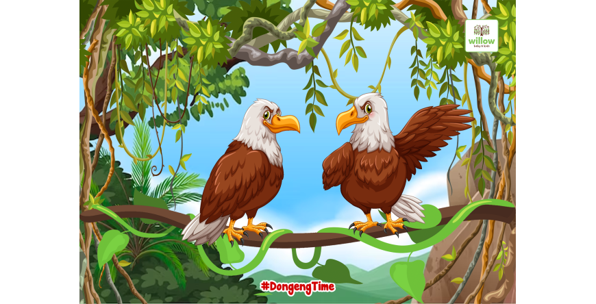 Dongeng Time: Kisah Dua Anak Burung Garuda, Panca dan Syila